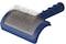 Show Tech Tuffer Than Tangles Slicker Brush for Dog Grooming with Long Soft Pins Medium Size Perfect for Doodle Breeds Angled Pins for Dematting Remove Undercoat Comfort Grip Handle