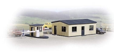 Walthers Cornerstone Office and Guard Shack