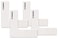 Kwik Goal Flat Corner Marker Pack of 4 White