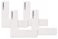 Kwik Goal Flat Corner Marker Pack of 4 White