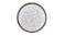 Richelieu Hardware BP4418195304 Cherbourg Collection 1 18 in 286 mm Crackle White and Brushed Nickel Eclectic Cabinet Knob Crackle White Brushed Nickel Finish