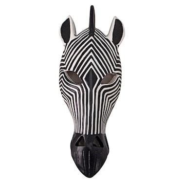 Design Toscano NG33503Parent TribalStyle Zebra MaskFull Color