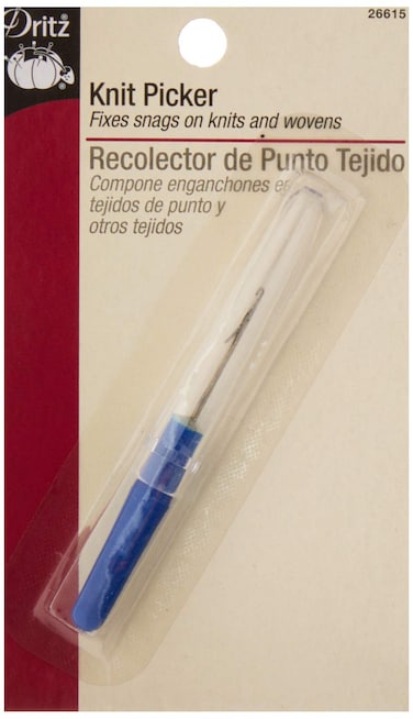 Dritz Knit Picker Latch Hook for Snags 3Inch Blue