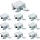NUSET Lock  Sliding Window Lock  Thumb Screw Window Lock for Window Security  Home Improvement  Door Hardware White 10 Pack