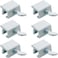 NUSET Lock  Sliding Window Lock  Thumb Screw Window Lock for Window Security  Home Improvement  Door Hardware White6 Pack