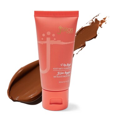 Juvias Place I Am Magic Velvety Matte Liquid Foundation 205  Tanzania  Deep Dark wCool Undertone Makeup Foundation Full Coverage Lightweight Long Wear Velvety Matte Finish