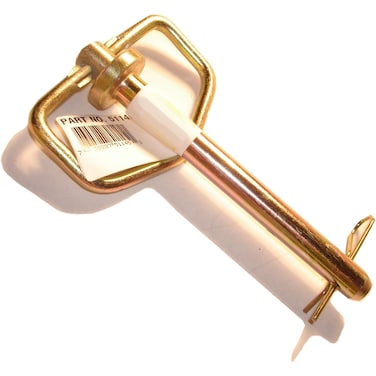 HardtoFind Fastener 014973159528 Swivel Hitch Pin 12 x 414Inch Yellow Tint