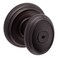 Baldwin Carnaby Interior Privacy Door Knob Handle for BedroomBathroom Keyless Door Lock With Microban Protection in Venetian Bronze