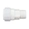 John Guest Speedfit 12 Inch CTS x 12 Inch NPT Pushfit Male Connector Push to Connect Plastic Plumbing Fitting White PSEI012024P
