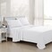 Laura Ashley King Sheet Set Luxury Sateen Cotton Bedding 800 Thread Count Soft  Smooth Home Decor Solid White King