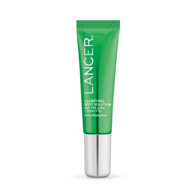 Lancer Skincare Clarifying Detox Mask Green Clay Mask with 10 Sulfur for Oily Congested and AcneProne Skin 05 Ounces