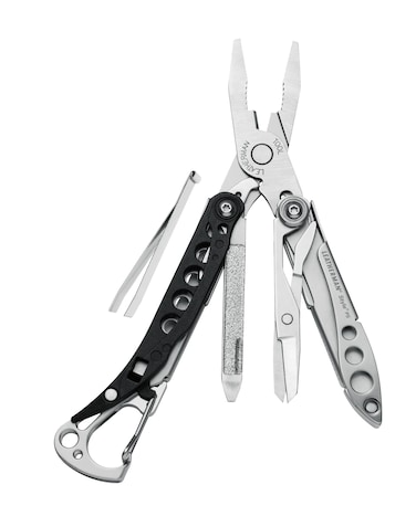 LEATHERMAN Style PS Keychain Multitool with SpringAction Scissors and Grooming Tools Built in the USA Black