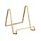 Tripar 6 Gold Painted Square Wire Easel Display Stand for Plates Artwork Picture Frame Plate Stand