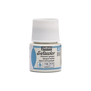 Pebeo Setacolor Opaque Fabric Paint 45Milliliter Bottle Shimmer Pearl 152 Fl Oz Pack of 1