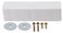 LDR Industries 501 6800 Laundry Faucet Mounting Blog Screws Brass