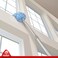 OCedar DualAction Microfiber Duster wTelescopic Handle 3 Piece Set White Blue