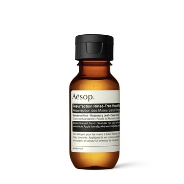 Aesop Resurrection RinseFree Hand Wash  Aromatic AlcoholBased Gel with Purifying and Hydrating Properties  Cleanses without Water  17 oz
