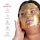 SKIN GYM Gold Foil Face Mask  With Bakuchiol and Super Hydra Complex With Sodium Hyaluronate and Amino Acids Soothing Anti Aging Depuffing and Anti Wrinkle 1 Pack