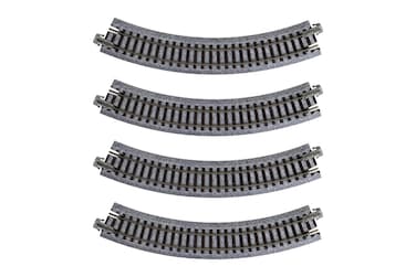 Kato USA Model Train Products UNITRACK Compact Tracks 4Piece 183mm7 Radius45Degree