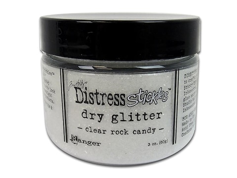 Ranger Tim Holtz Distress Stickles Dry Glitter 3Ounce Clear Rock Candy