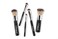 Bellapierre 5 Piece Makeup Travel Brush Set  CrueltyFree Synthetic Brushes