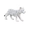 MOJO White Tiger Cub Realistic International Wildlife Hand Painted Toy Figurine