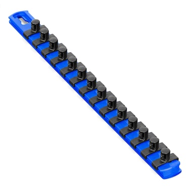 Ernst Manufacturing  13 Socket Org Blue 38 Dr Twist Lock Clips 8418