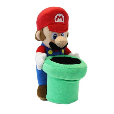 Little Buddy 1349 Super Mario Holding Warp Pipe Plush 9 Browna