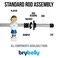 Brybelly Universal Safety End Caps for Standard Foosball Tables Pack of 20
