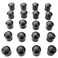 Brybelly Universal Safety End Caps for Standard Foosball Tables Pack of 20