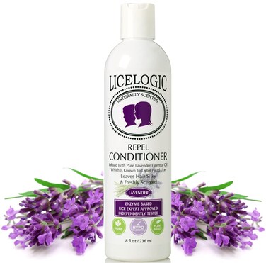 LiceLogic Repel Lice Prevention Conditioner 8oz Rosemary Mint  Effective Against Super Lice Kills Eggs  Nits Not Toxic Naturally Derived Licezyme