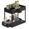 Hearth  Harbor 2Tier Under Sink Organizer Black Plastic 12 H x 8 W x 155 L