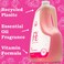 ZYFE Vitamin Hand Soap Refill  Liquid Hand Soap  Natural Plant Derived Moisturizing Handsoap with Essential Oil Fragrance Rose Bloom  Soft Hand Wash for Kitchen  Bathroom  Lush Soft Soap 64oz