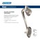 Schlage F60 V CAM 716 GEO Camelot Front Entry Handleset with Georgian Knob Deadbolt Keyed 1 Side Aged Bronze
