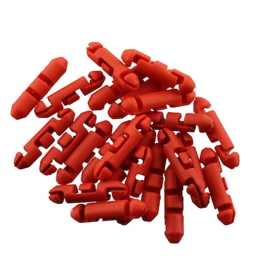 Scotty 200824 Auto Stopper Beads for Braided Line 24Pack Red