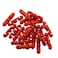 Scotty 200824 Auto Stopper Beads for Braided Line 24Pack Red