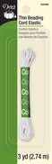 Dritz 9339W Thin Beading Cord Elastic White 3Yard