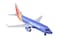 Daron Southwest Airlines Airport Playset with DieCast Metal Model Airplane with Plastic Parts Cars and Transportation Toys for Kids Ages 3