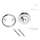 Lift and Turn Bath Drain Plug Kit with TwoHole Overflow Faceplate Oil Rubbed Bronze