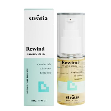 Stratia Rewind  Firming  Hydrating Serum to Hydrate and Fade Hyperpigmentation  DMAE Niacinamide  Hyaluronic Acid  13 Fl Oz
