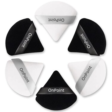 PREMIUM POWDER PUFF Face Makeup Sponge Soft Velour Triangle Powder Puffs Flawless Matte Application for Loose Translucent Setting Powder Concealer Foundation Beauty Sponge Gift for Makeup Perfection