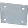 Dock Edge Stationary Dock Backer Plate Galvanized 716 holes for 38 carriage bolts