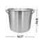 Nexgrill 42 Qt Aluminum Pot with Strainer Basket  Lid Turkey Fryer Durable Side Handles Perfect for Boiling and Frying Seafood Crawfish Chicken Wings Great for Outdoor Cooking 6300023