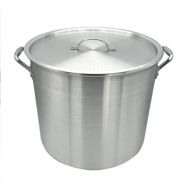 Nexgrill 42 Qt Aluminum Pot with Strainer Basket  Lid Turkey Fryer Durable Side Handles Perfect for Boiling and Frying Seafood Crawfish Chicken Wings Great for Outdoor Cooking 6300023