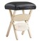 Master Massage Tables Lightweight Wooden Handy Folding Massage Stool Black
