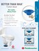 Fluidmaster 7530 Universal Better Than Wax Toilet Seal WaxFree Toilet Bowl Gasket Fits Any Drain