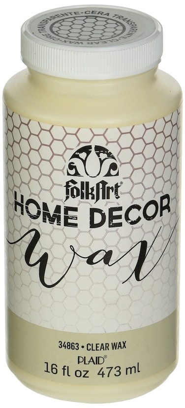 FolkArt Home Decor Chalk Furniture  Craft Paint in Assorted Colors 16 ounce Clear Wax
