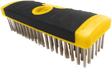 ALLWAY SB619SS SoftGrip Stainless Steel Wire Scrub Brush Block