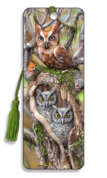 Artgame  Owl  3D Royce Lenticular Bookmark