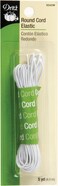 Dritz 9342W Round Cord Elastic White 5Yard